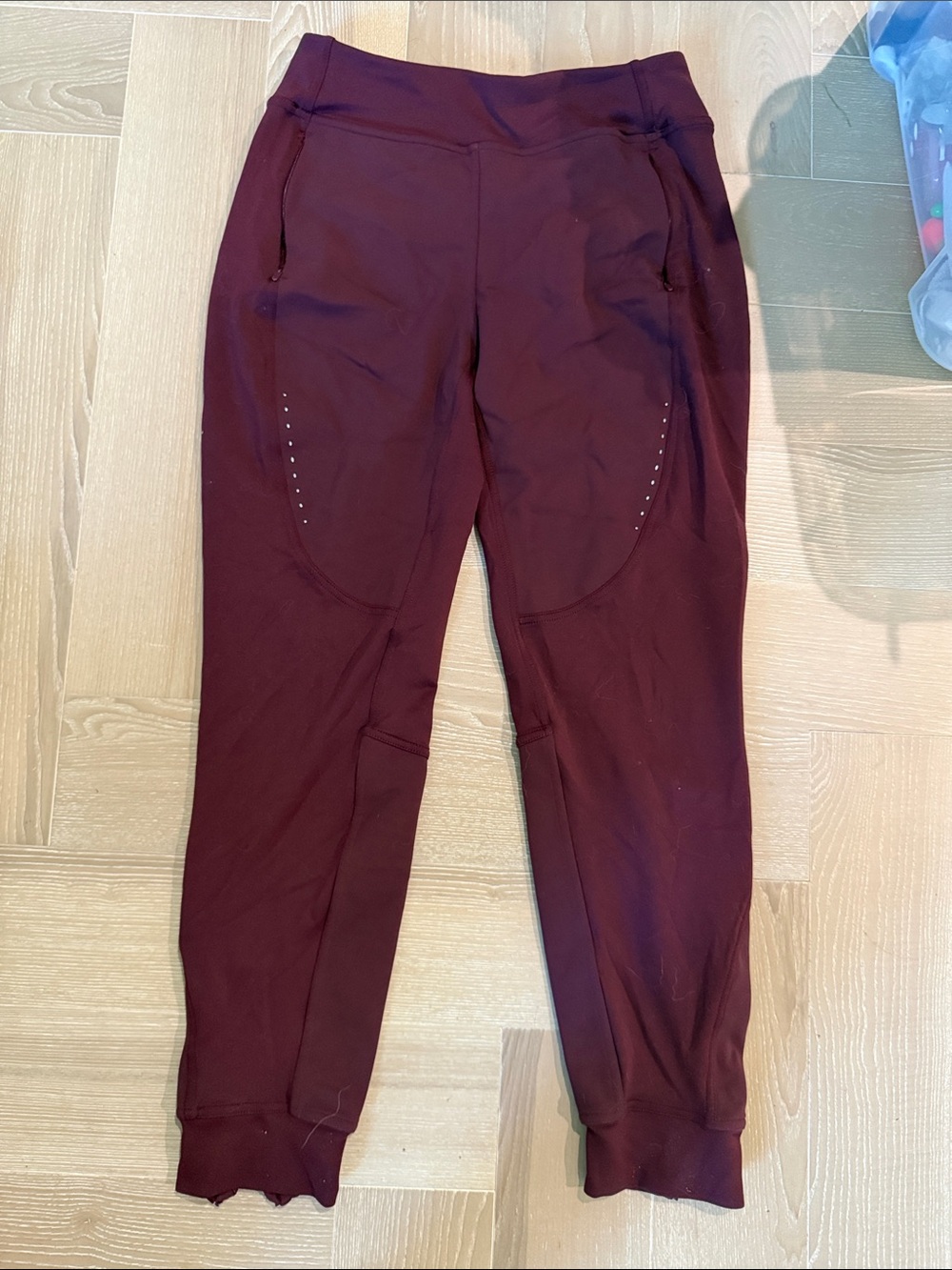 Lululemon Maroon Athletic Jogger Leggings